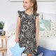 thumbnail image 4 of Fotbe Bicycles Parts Vestido de Dormir para Niñas de 3 a 10 Años, Mangas Cortas, Estilo Princesa, Pijama Camisón con Mangas Voladas-Small, 4 of 6