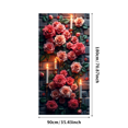thumbnail image 1 of Valentine's Day Heart Love Backdrop Banner Romantic Flower Design Wedding Photo Props Party Decorations Background Event Display, 1 of 4