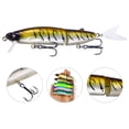 thumbnail image 6 of Ettsollp Fishing Lure Bait Bionic Hard Bait with Double Hooks 3d Fisheye Simulation Fishing Lures 2-jointed Swimbait Slow Sinking Lure Bait for Freshwater, 6 of 8