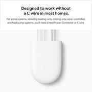ترموستات Google Nest - ترموستات ذكي قابل للبرمجة للمنزل - سنو