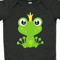 thumbnail image 4 of Inktastic Cute Frog, Green Frog, Frog Prince, Crown Boys or Girls Baby Bodysuit, 4 of 5