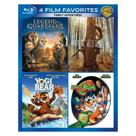 4 Film Favorites: Family Adventures: Legend Of The Guardians - The Owls Of Ga'Hoole / Where The Wild Things Are / Yogi Bear / Space Jam (Blu-ray) (Widescreen)