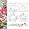 thumbnail image 4 of WMGHA Magic Foam Texture Paper - 3D Foam Texture Canvas Panels - DIY Art Kits and Kids Craft Supplies, Raised Surface Painting & Craft Projects (3.15” Each), 4 of 4