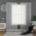thumbnail image 3 of DYstyle Window Treatment Lace Screening Curtains Living Room Bedroom Rod Pocket Sheer, 3 of 7