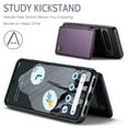 thumbnail image 2 of ShieldPlus for Google Pixel 8A Wallet Case with Card Holder, RFID Blocking for Pixel 8A Case for Women Men, Durable Kickstand Shockproof Phone Case for Google Pixel 8A,Purple, 2 of 7