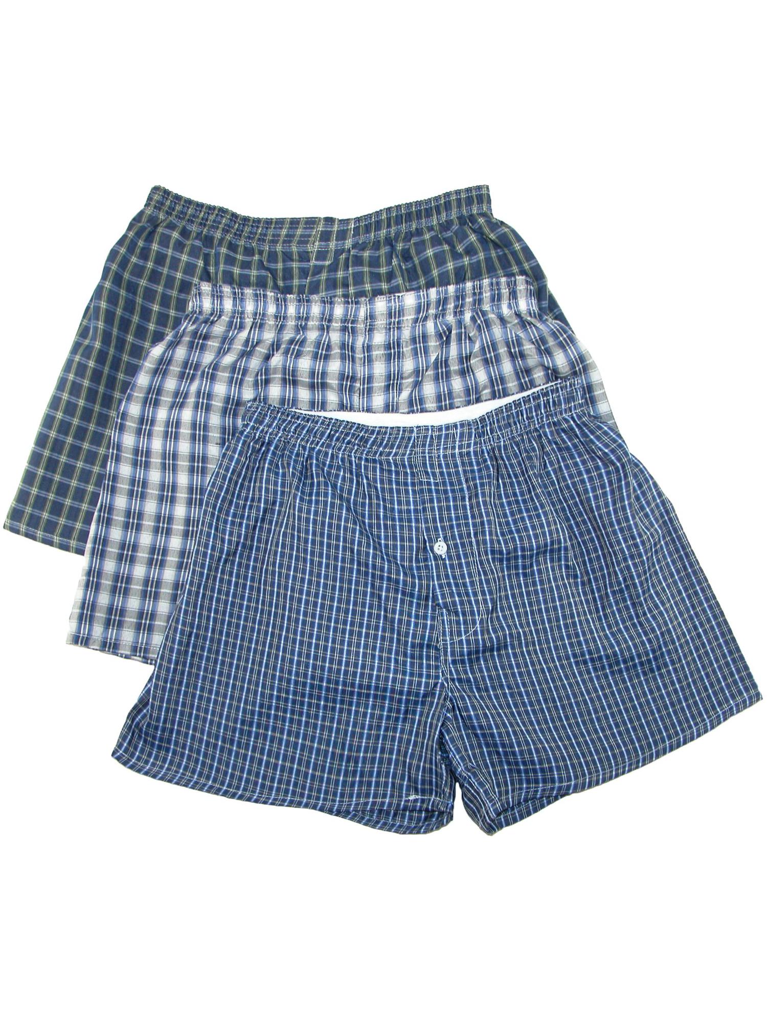 plaid boxer shorts