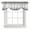 White, variant on Tie Up Valances for Windows, Red Boho Adjustable Valance Curtains Window Treatment for Living Room/Bedroom, Vintage Ethnic Tribe Abstract Art Retro Rod Pocket Kitchen Curtains & Drapes 42x12 Inch