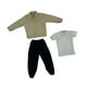 thumbnail image 5 of Ropa para figuras de acción a escala 1/6, disfraz de muñeca, trajes, ropa en miniatura para vestir, pantalones para muñecas masculinas de 12 pulgadas, Caqui, 5 of 8