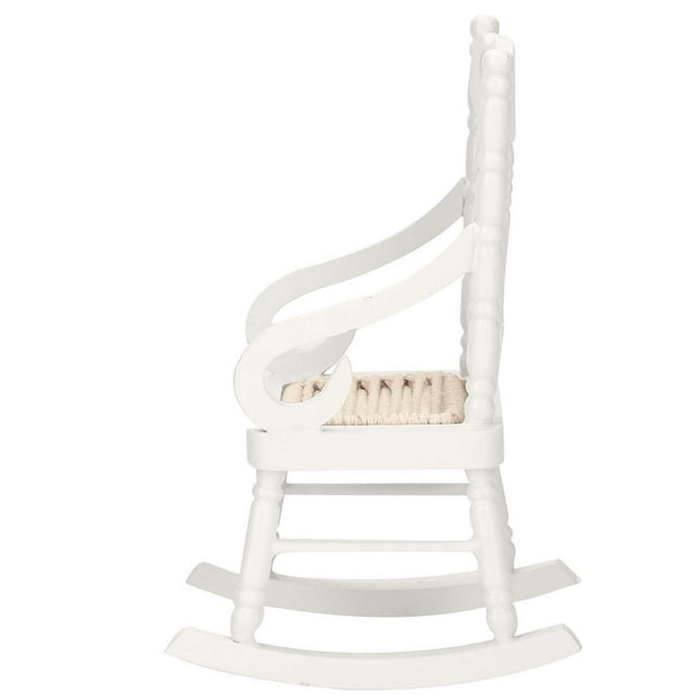 Silla En Miniatura A Escala 1:12, Muebles De , Mecedora, Minicasa, Modelo, Accesorios, Decoración
