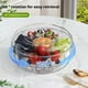 thumbnail image 3 of Bandeja para Frutas y Verduras Refrigeradas, Bandeja Giratoria Dividida con Tapa, Bandeja para Aperitivos y Verduras, Juego para Servir Patatas Fritas y Salsa., 3 of 5