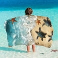 thumbnail image 2 of ZhuoLiL Beach Towels for Kids Boys Benthos Print Warm Blanket Pet Blanket Children Shawl Beach Towel Gifts For Family And Friend, 2 of 9