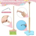 thumbnail image 5 of JoyStone Wooden Toddler Cleaning Set, Pretend Play Household Cleaning Tools Gifts for Kids Age 3-6, Includes Broom, Mop, Duster and Dustpan, Safe & Durable, 5 of 6