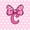 Pink C, variant on jejeloiu Pink Polka Dot Bow Monogram A 7-Piece Twin Bedding Sets For Girls,Cute Initial Design Bedding Comforter Set For Kids,Pink Reversible
