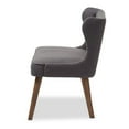 thumbnail image 3 of Baxton Studio Scarlett Causeuse Gris Foncé, 3 of 6