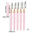 thumbnail image 3 of Nail Liner Brush Set Pink - Pens Liner Brushes Set 5Pcs Black Color Nail Tools for Long Lines Thin Drawing Liner Brush Gel Polish Painting Nail Design Sizes 5/8/12/20/25Mm, Nail Brush, Nail Brush,, 3 of 7
