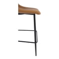 thumbnail image 6 of Moe's Home Collection Alibi Counter Stool Tan - Set Of Two Vegan Leather, 6 of 8