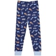 thumbnail image 5 of Cudlie Boys 4-Piece Pajama Set, Short Sleeve Tops and Long Pants PJs, 5 of 7