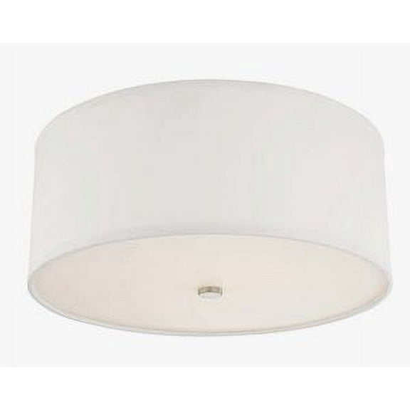 Dolan Lighting - Fabbricato - 14.5 Inch Drum Ceiling Trim-Satin Nickel