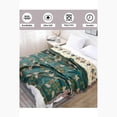 thumbnail image 3 of Cozy Boho Chic Bed Blanket - Rustic Throw for Sofa, Couch, Chair - Floral Farmhouse Decor, All Season Softness, 91"×98", 3 of 7