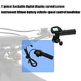 thumbnail image 4 of Anti Theft Enabled Curved Digital Speed Sensor Grip with Long Lasting Lithium Batteries Operate for Motorcycle Control, 4 of 8