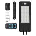 thumbnail image 1 of Lámpara de pared solar con sensor de cuerpo humano para jardín y pasillo, color negro, 60 LED, 1 of 8
