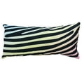 thumbnail image 2 of Everything Comfy Zebra Print Decorative Pillow, 16x6 Inch, Pastel Gradient/Black,, 2 of 4