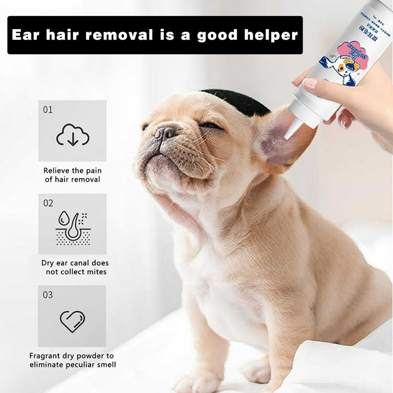 Shldybc Dog Ear Hair Removal Powder Teddy Ear Cleaning Powder Golden Hair Hair Hair Removal Powder Ear Cleaning Products Pet Ear Canal Hair Removal