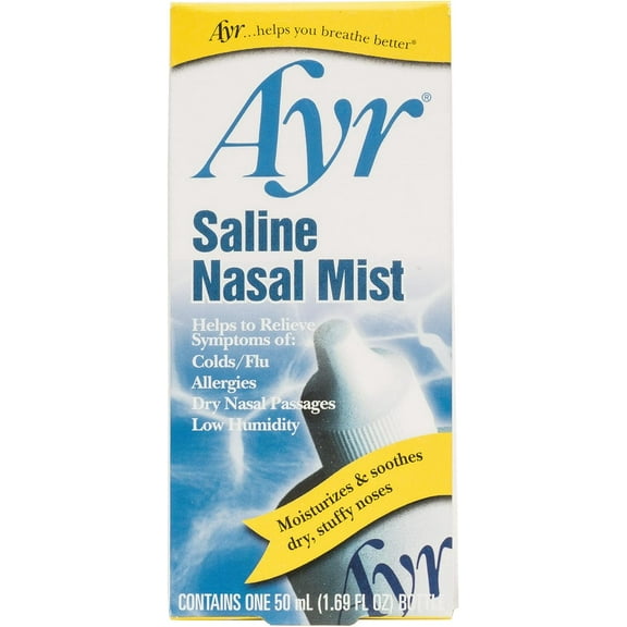 Ayr Saline Nasal Mist - 1.69 oz, Pack of 5