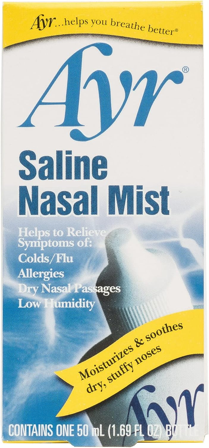 Ayr Saline Nasal Mist - 1.69 oz, Pack of 5