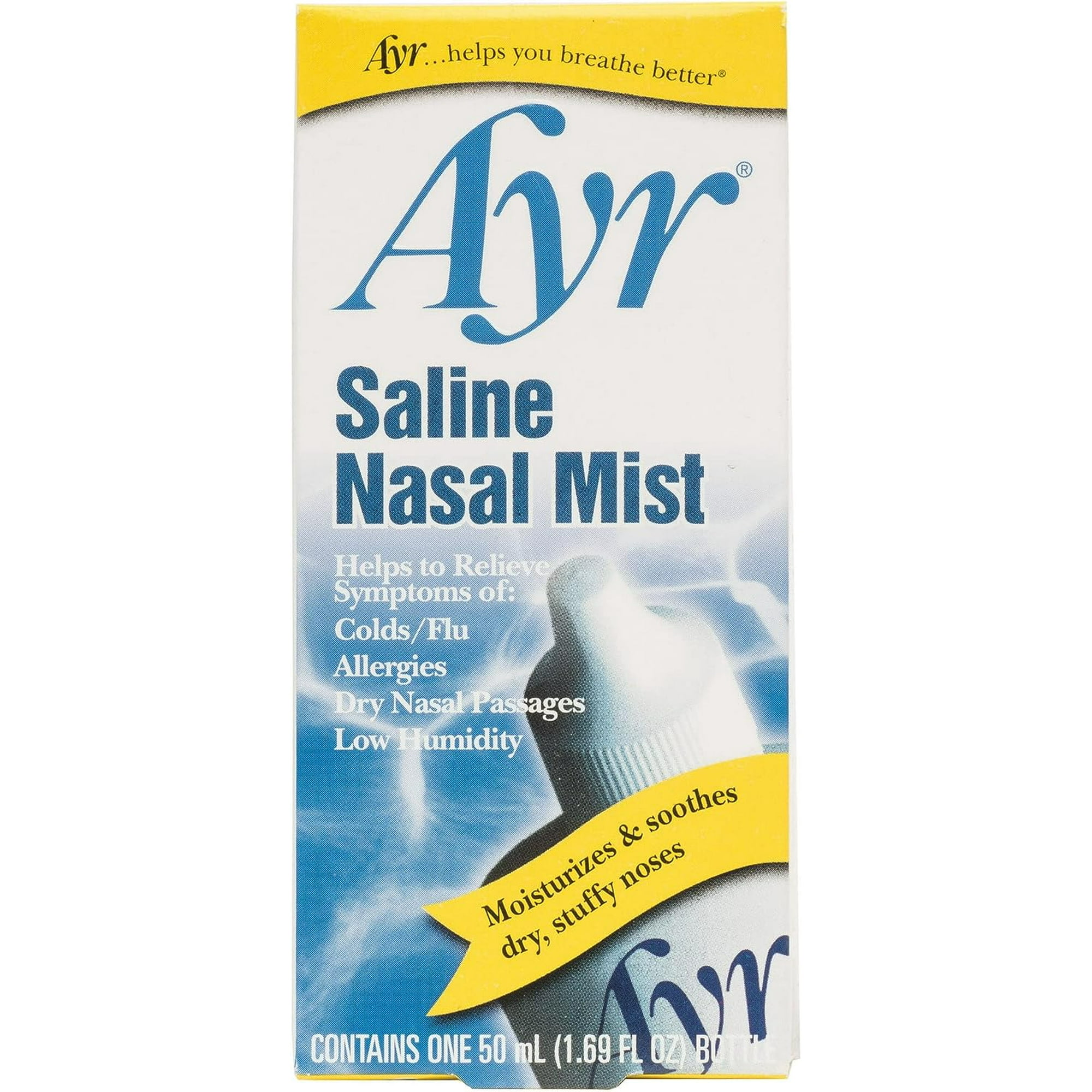 Ayr Saline Nasal Mist - 1.69 oz, Pack of 5
