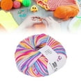 thumbnail image 1 of Acrylic Yarn, Medium Thickness Gradient Multi Color Durable Yarn Fadeless Breathable Crochet For Sweaters Scarves Hats Slippers Dolls DIY Craft, 1 of 8