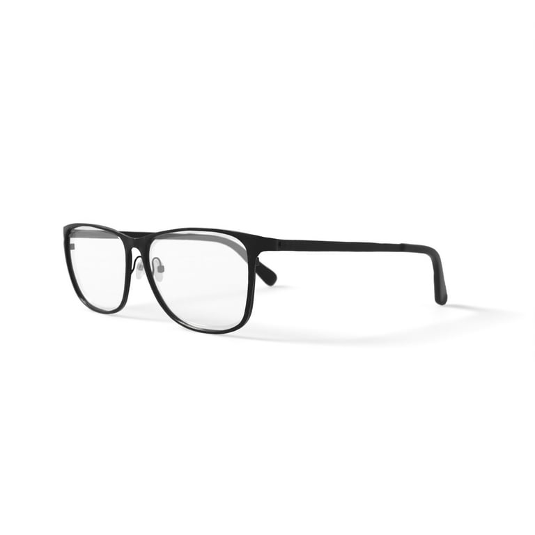 Walmart Men's Eyeglasses, MK09860, Black, 55-16-140, with Case HSA
