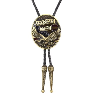 Handmade Copper Bolo Tie For Men – Vintage Western Wedding Necklace – Brown