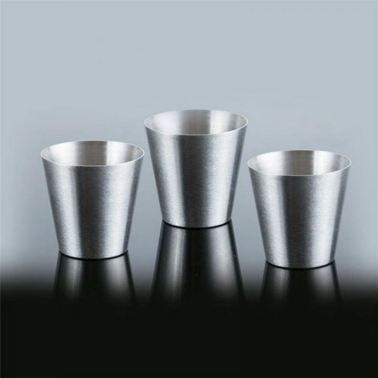Bulk Coffee Tumblers Metal Cups Small Cups Reusable Cups Aluminum Cups  Stainless Steel Cup Pint Drinking Cups