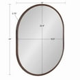 thumbnail image 5 of Kate and Laurel Caskill Mid-Century Capsule Wall Mirror, 18 x 24, Bronze, Modern Decorative Mirror for Wall, 5 of 7