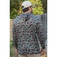 thumbnail image 2 of Burlebo Men's Long Sleeve Hoodie Sweatshirt (Throwback Camo, XXX-Large), 2 of 3