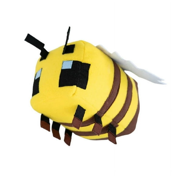 1 Pack Minecraft Bee Game Peripheral Plush Toy Yellow Bee Figure Children's Doll