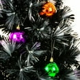 thumbnail image 3 of CC Christmas Decor 50ct Green and Purple 2-Finish Halloween Ball Ornaments 19.5", 3 of 4
