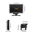 thumbnail image 1 of 7Inch Wireless Rear View Camera TFT LCD Monitor Night Vision Backup Parking Rear View Camera System for RV Truck Trailer, 1 of 5