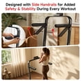 thumbnail image 4 of Folding Treadmill with 13% Incline for Home, Walking Pad with Adjustable Handlebars, 300 lb Capacity, Shock Absorbing Running Belt, No Assembly Required, 4 of 6