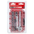 thumbnail image 2 of CRAFTSMAN Mechanics Tool Set, 24 Piece, 1/4 Inch Drive Metric (CMMT12110LZ), 2 of 2