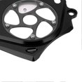thumbnail image 3 of Motorcycle Sprocket Chain Guard Plate Front Oxidation Aluminium Alloy Replacement for Xl250 2011?2014Black, 3 of 5