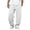 *White, variant on VBVC Men's Baggy Wide Leg Sweatpants with Pocket , Soft Elastic Waist Casual Jogger Pants For Men, Army Green , S-2XL