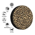 thumbnail image 4 of Kdxio Spare Tire Cover for RV Trailer, Waterproof Wheel Cover,Camper Spare Tire Cover Fit for Rv SUV Truck Travel Trailer 17 inch-Leopard Print, 4 of 8