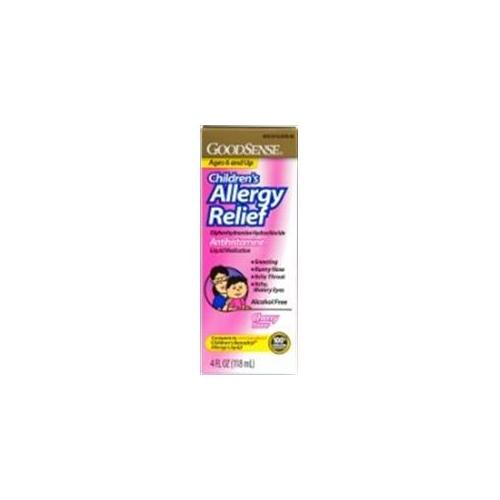 Children's Allergy Relief Liquid, 4 oz., Cherry