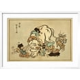 thumbnail image 2 of Art.com Blind Monks Examining an Elephant Art Print by Itcho Hanabusa, White Frame Wall Art, 29" x 21", 2 of 4