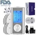 thumbnail image 2 of Digital Therapy Unit 8 Modes Electric EMS Muscle Stimulator Tens  Machine Physiotherapy Slimming Electronic Pulse Body Massager (US PLUG with Box), 2 of 7