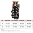 thumbnail image 2 of Abrigo Con Cuello De Solapa A Cuadros Para Mujer, Chaqueta A Cuadros De Mujer Cómoda De Un Solo Pecho Para Lavado A Máquina De Longitud Media Para Uso Diario ANGGREK Otros, 2 of 4