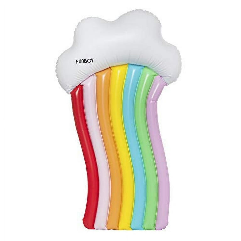 FUNBOY Giant Inflatable Rainbow Lounger Float Luxury Raft for