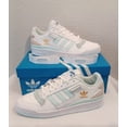 thumbnail image 1 of New Men's Adi-das Originals Forum Low Shoes “White/Almost Blue” Size 11 (GW4369), 1 of 6